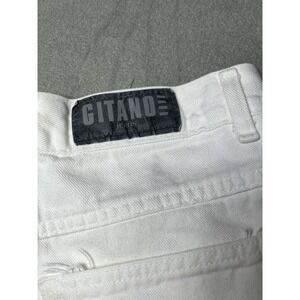 Vintage White Jeans Gitano Jeans Women's 12* TALL High Waist Tapered 90s Preppy